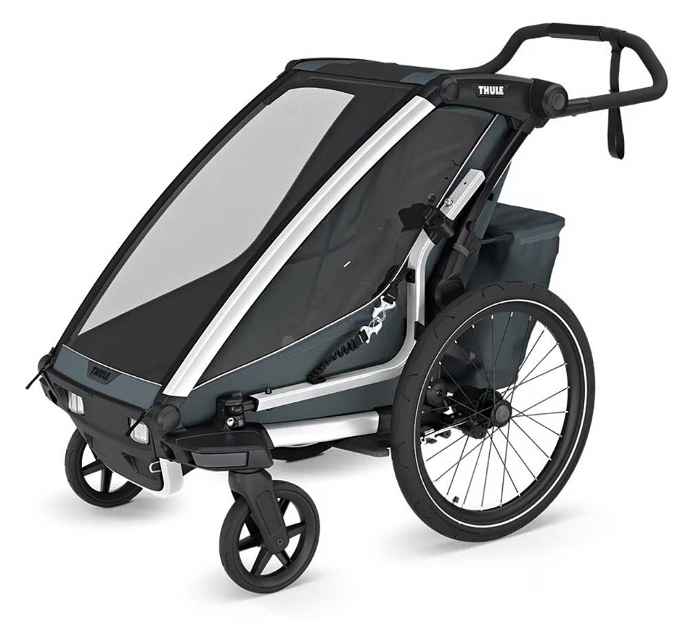 Thule Chariot Cross 2 Single Bike Trailer in Dark Slate - 10201034 - image 3