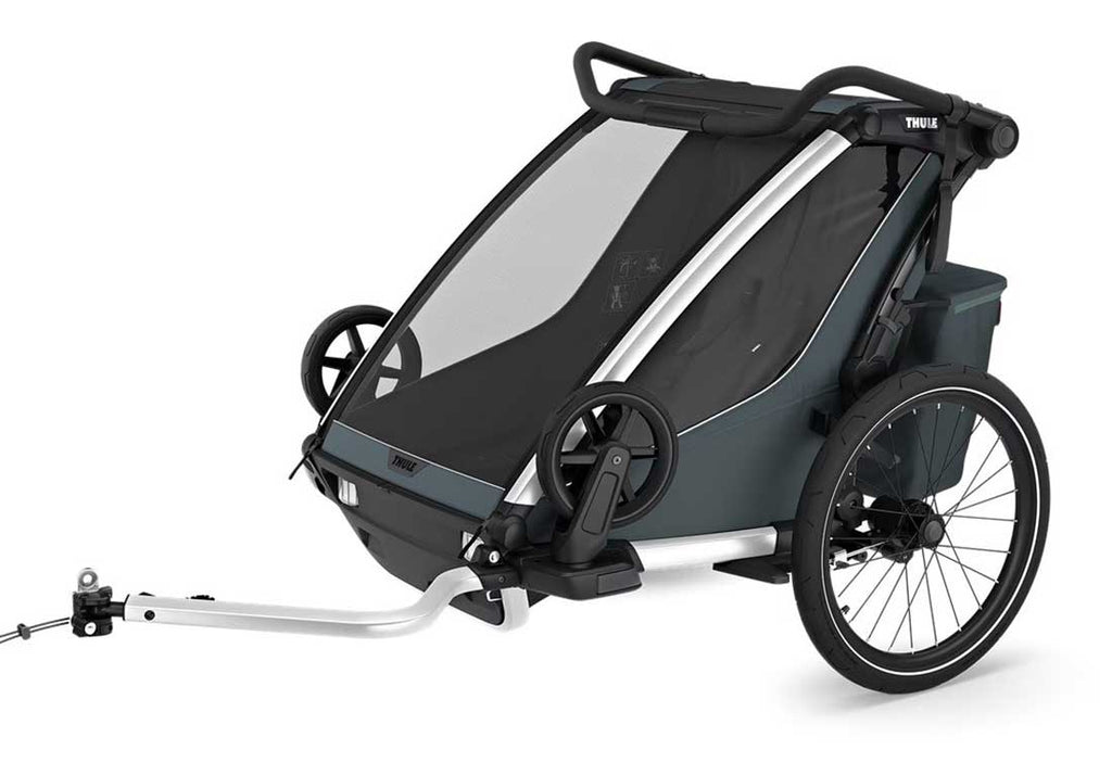 Thule Chariot Cross 2 Double Bike Trailer in Dark Slate - 10201035 - image 1