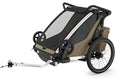 Thule Chariot Cross 2 Double Bike Trailer in Faded Khaki - 10201037 - image 1