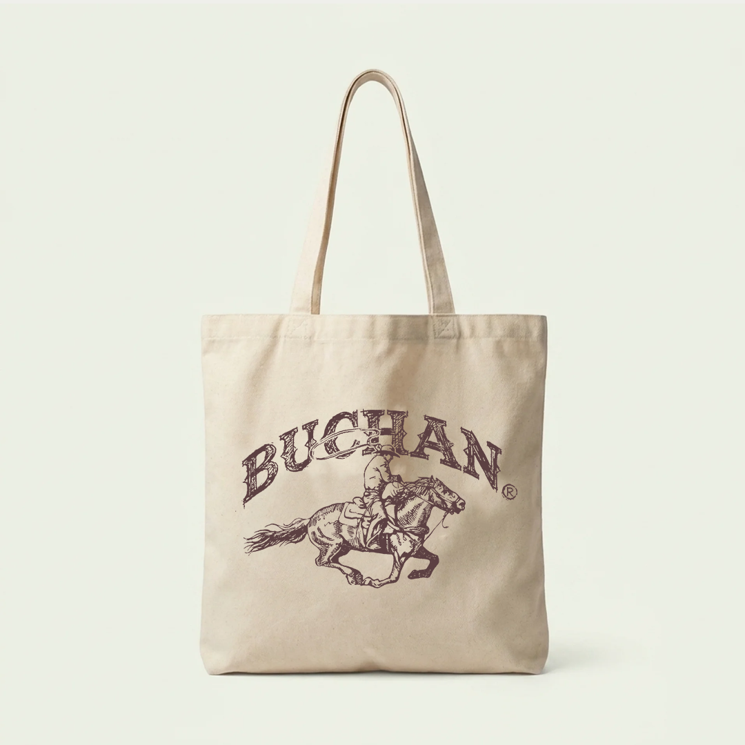 Horse Tote Bag - Natural