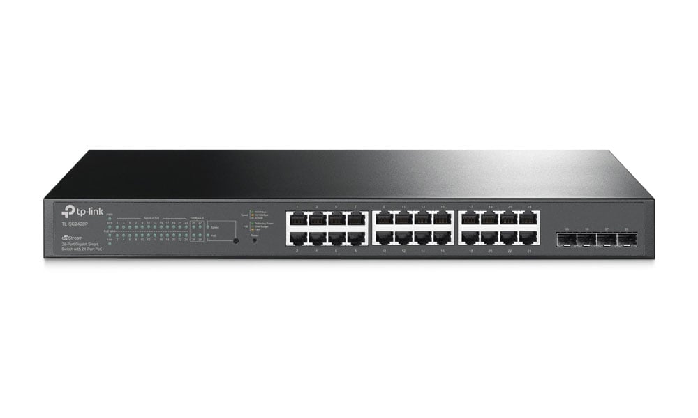 TP-Link 28-Port Gigabit Smart Switch with 24-Port PoE+ - SG2428P - image 1