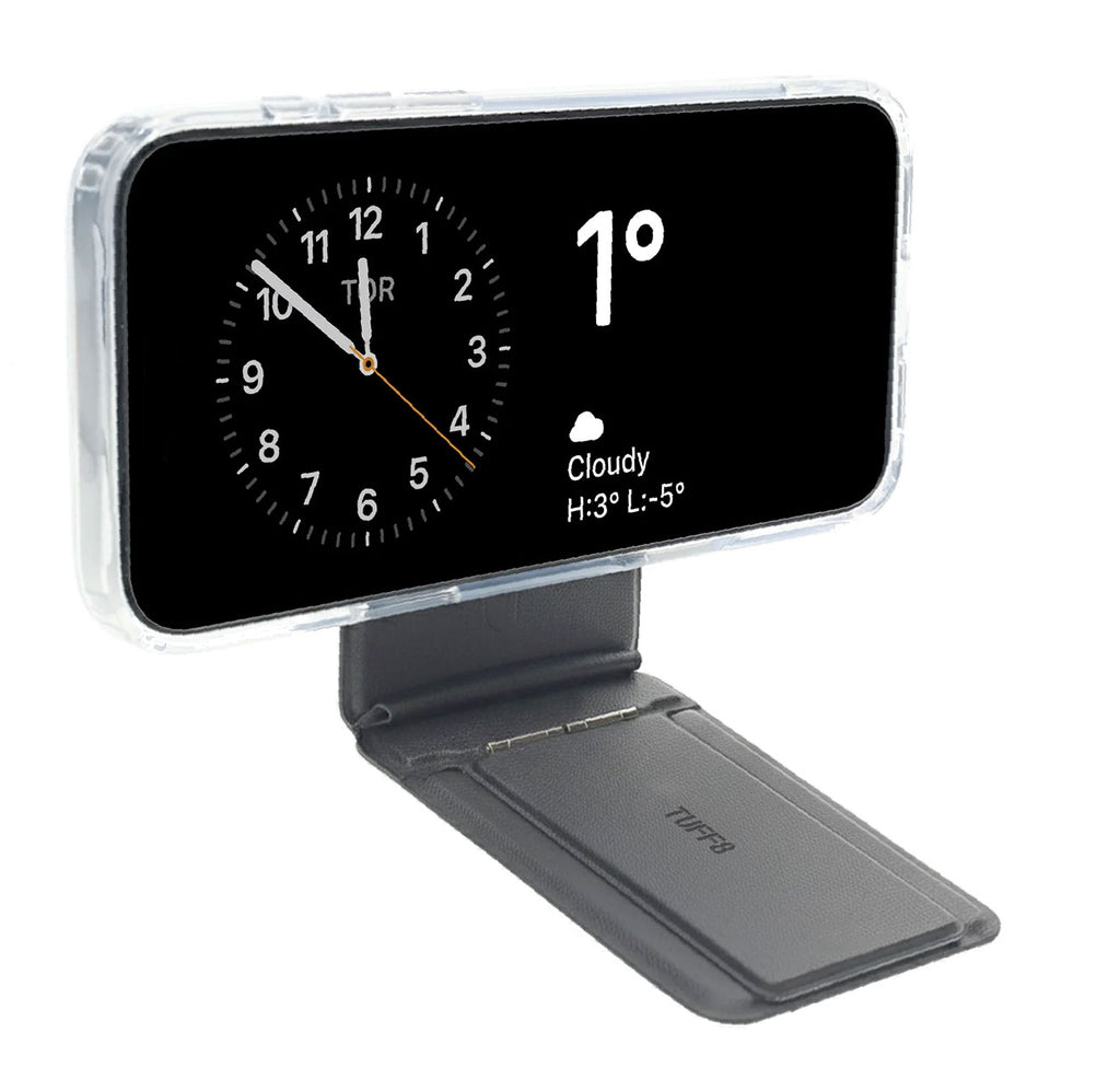 TUFF8 Foldable MagSafe Wallet Stand in Black - AO-FWSBK - image 3