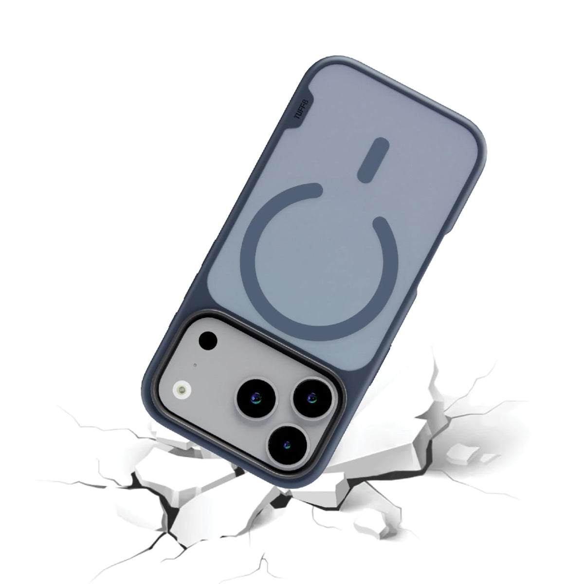 TUFF8 GlideGuard Case for iPhone 18 Pro and 17 Pro in Midnight Blue - T8GG-IP1803BL - image 3