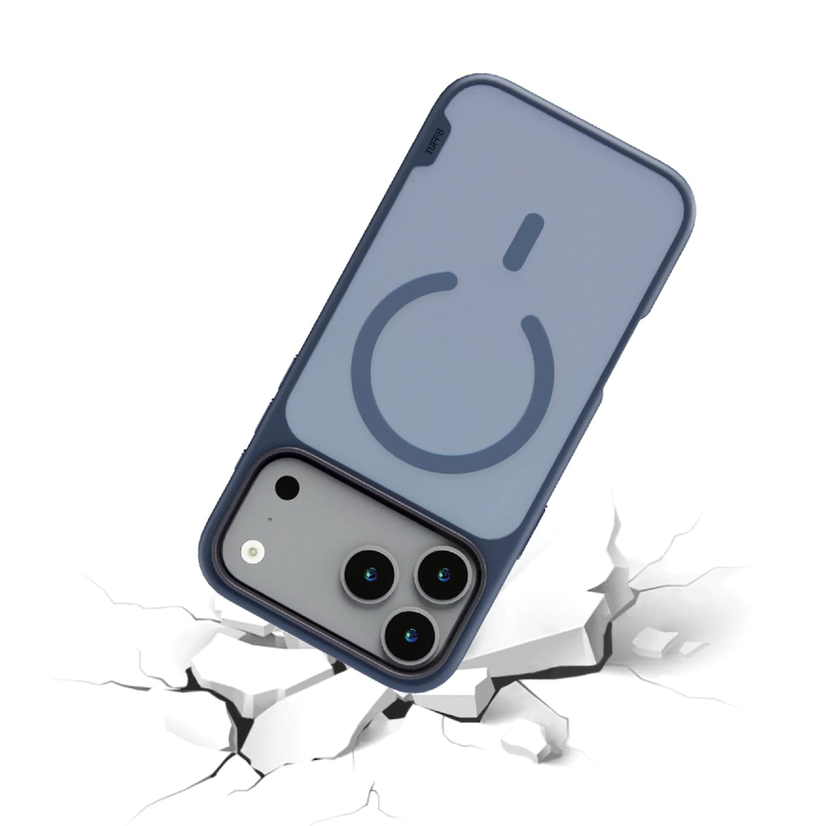 TUFF8 GlideGuard Case for iPhone 18 Pro Max and 17 Pro Max in Midnight Blue - T8GG-IP1804BL - image 3