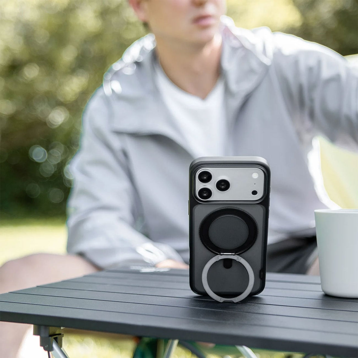 TUFF8 Glide360 Case for iPhone 18 Pro and 17 Pro Case in Smoke Black - T8G3-IP1803BK - image 4