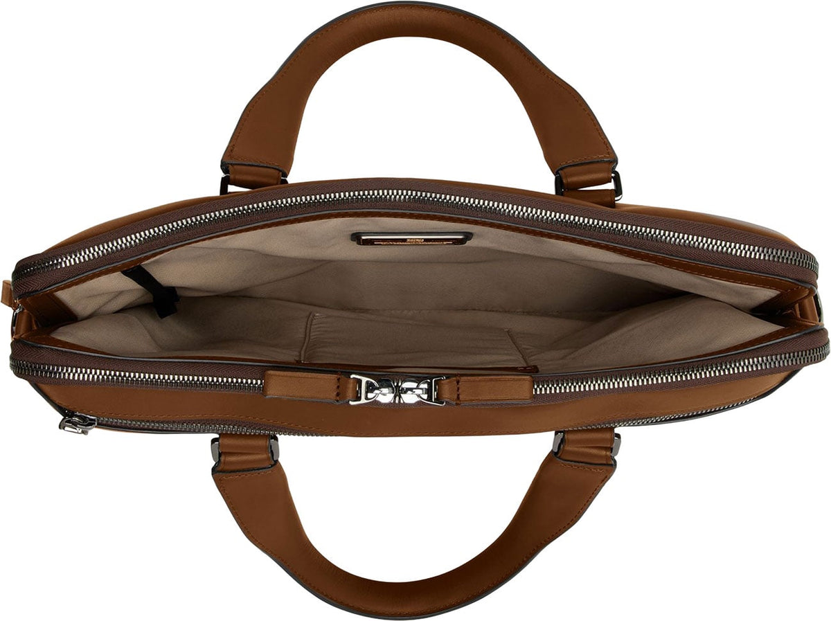 TUMI Harrison Sycamore Slim Brief in Cognac Bombe - 154128-B165 - image 3