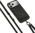 TUMI Mobile Accessory MagSafe Crossbody and Wallet Case for iPhone 17 Pro Max in Black - 159406-1041 - image 1