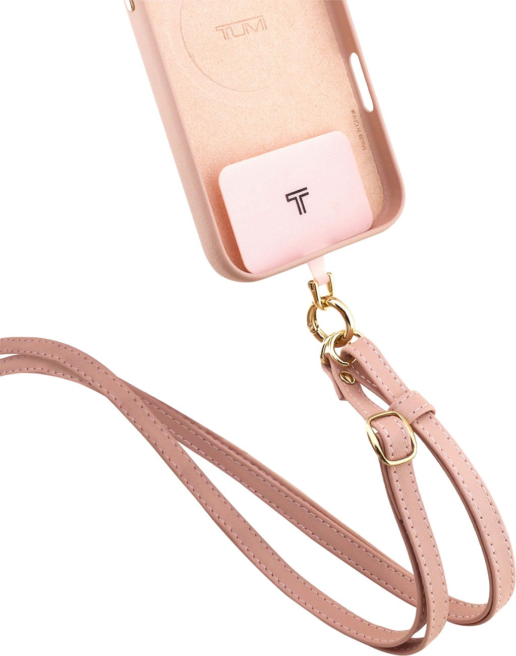 TUMI Mobile Accessory MagSafe Crossbody and Wallet Case for iPhone 17 Pro Max in Blush - 159406-4482 - image 3