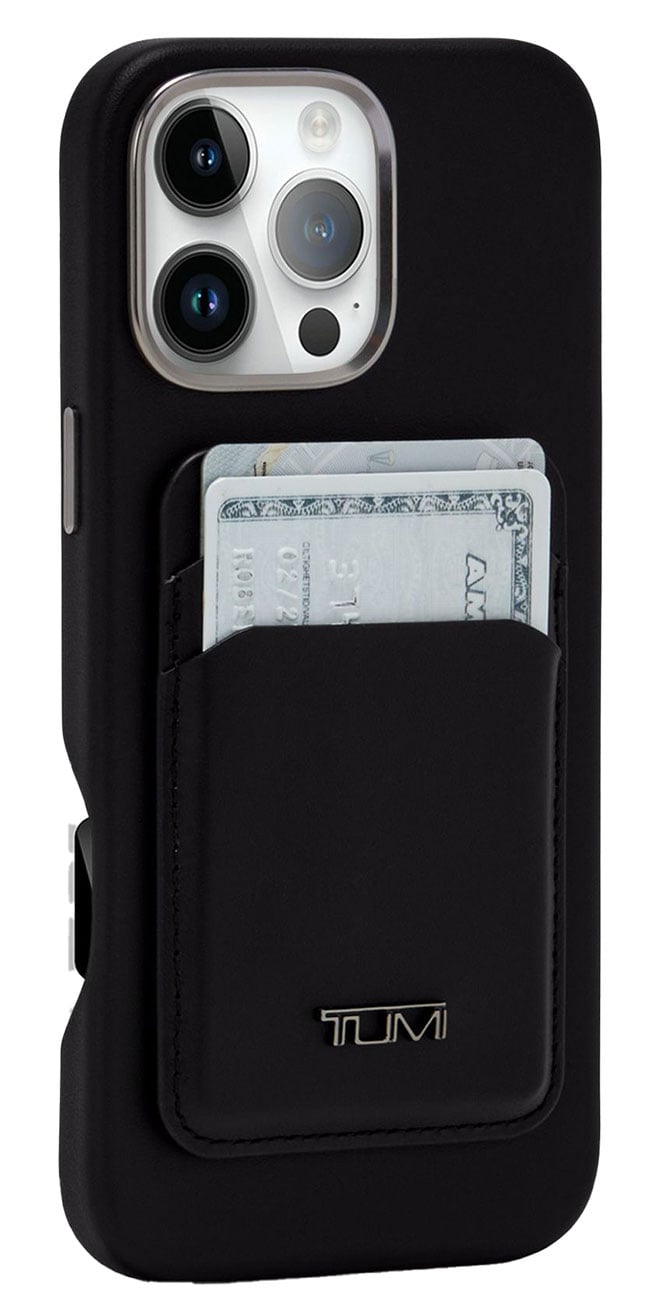 TUMI Mobile Accessory MagSafe Wallet Case for iPhone 16 Pro Max in Black - 154009-1041 - image 3
