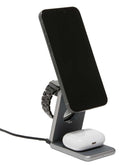 TUMI Electronics 3-in-1 Foldable Magnetic Wireless Charger in Grey - 153424-1408 - image 1