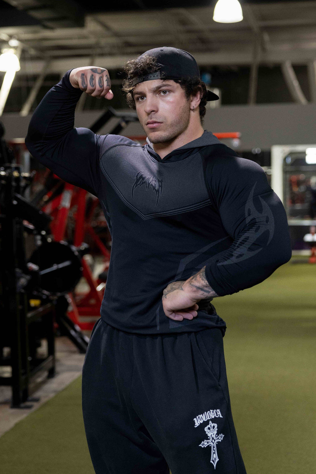 8062 - Sweats à capuche de compression Warrior