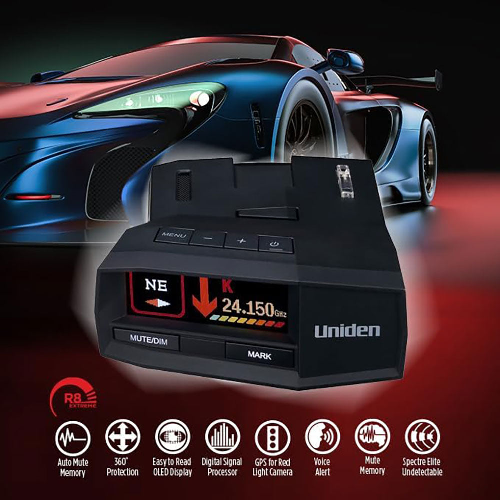 Uniden R8w Extreme Long Range Radar/Laser Detector - UNIDEN-R8W - image 8