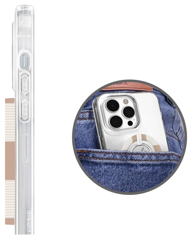 Velvet Caviar MagSafe Grip Ring in Nude Vibe Checker - MSR-NDCHECK-R - image 4