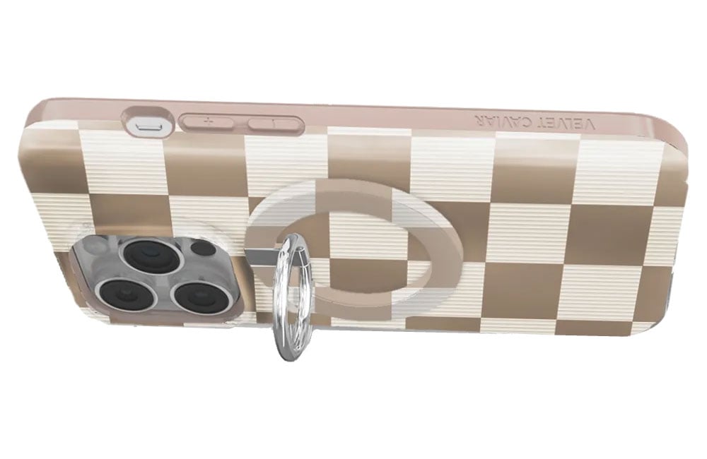 Velvet Caviar MagSafe Grip Ring in Nude Vibe Checker - MSR-NDCHECK-R - image 2