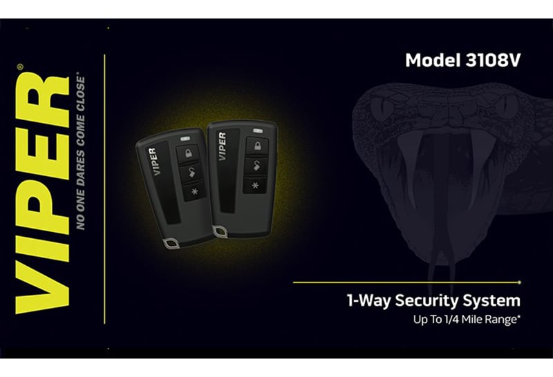 Viper Enhanced 1-Way Security System - 3108V - image 2