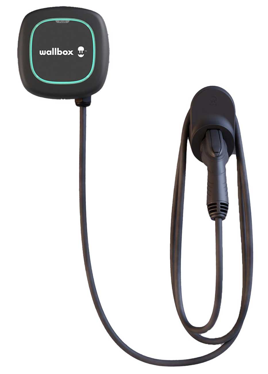 Wallbox Pulsar Plus 48A 25Ft Electric Vehicle Smart Charger - PUP2-U-1-6-C-002 - image 1