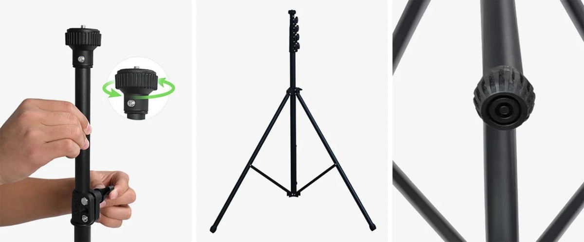 XbotGo 13 ft Adjustable Sports-Recording Tripod in Matte Anti-Corrosion Black - XBOTGO-NT4 - image 2