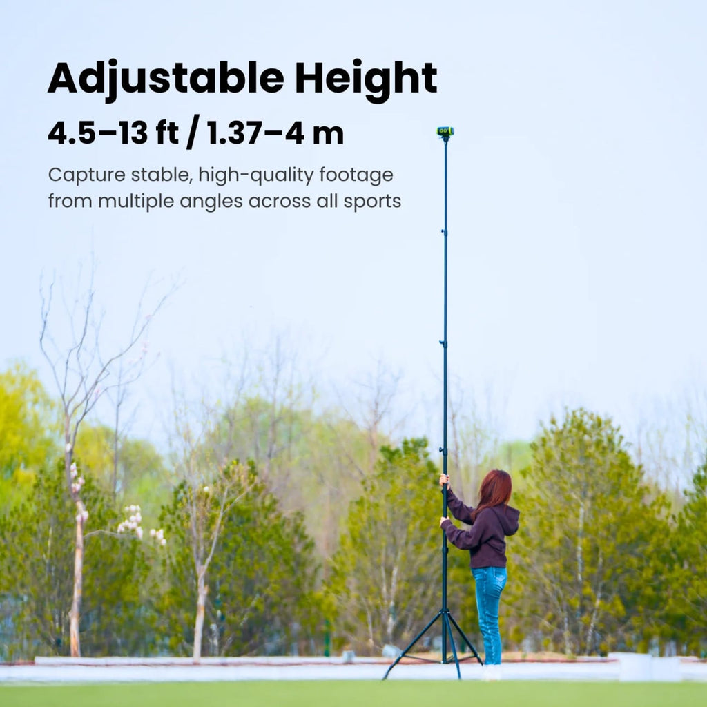 XbotGo 13 ft Adjustable Sports-Recording Tripod in Matte Anti-Corrosion Black - XBOTGO-NT4 - image 3