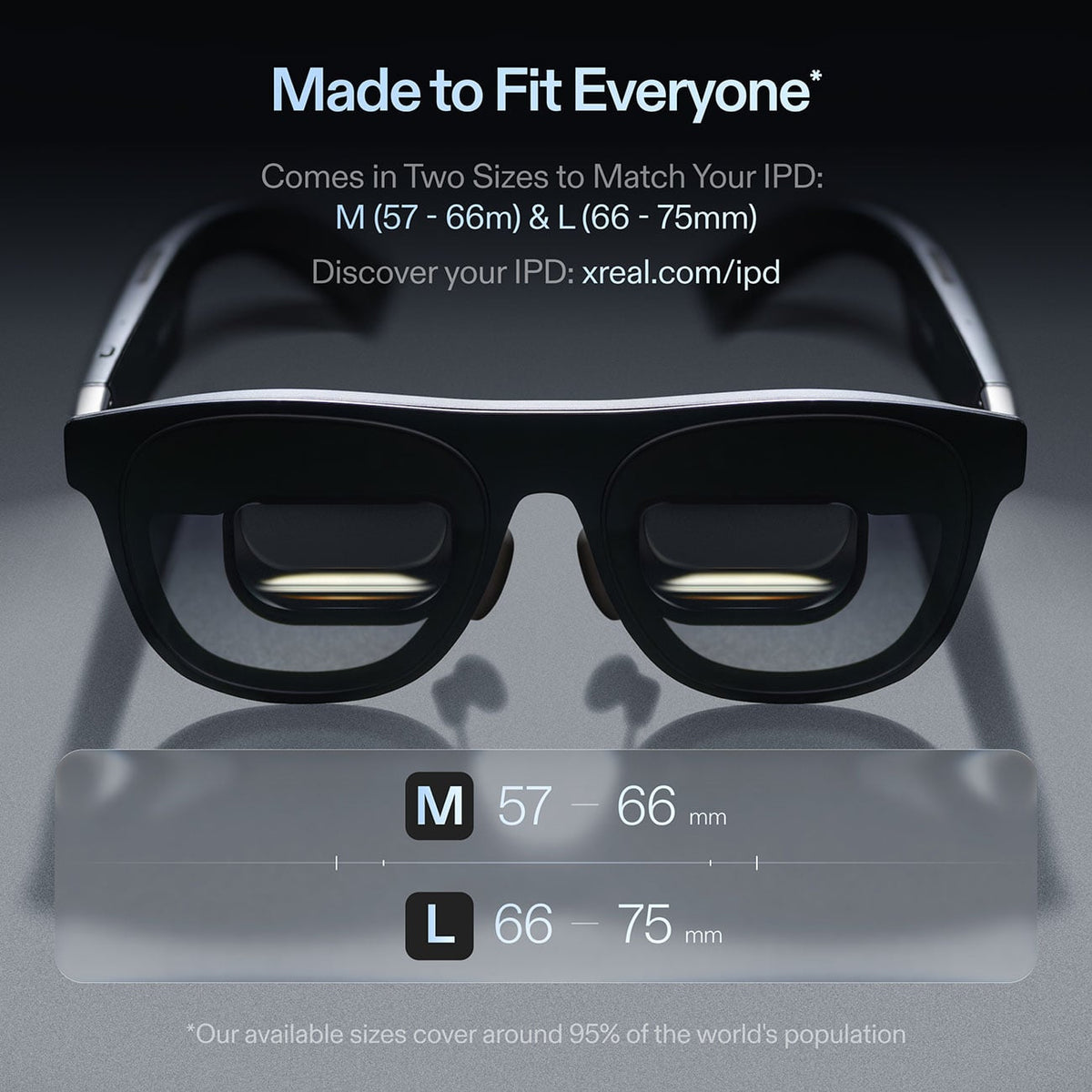 XREAL One Pro AR Glasses Medium (IPD 57-66mm) in Black - X1112-M - image 6