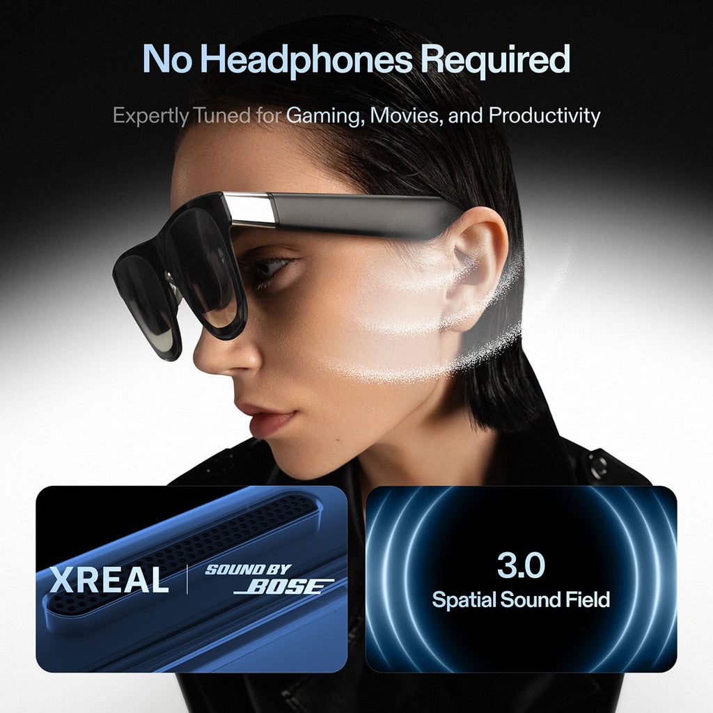 XREAL One Pro AR Glasses Large (IPD 66-75mm) in Black - X1112-L - image 4