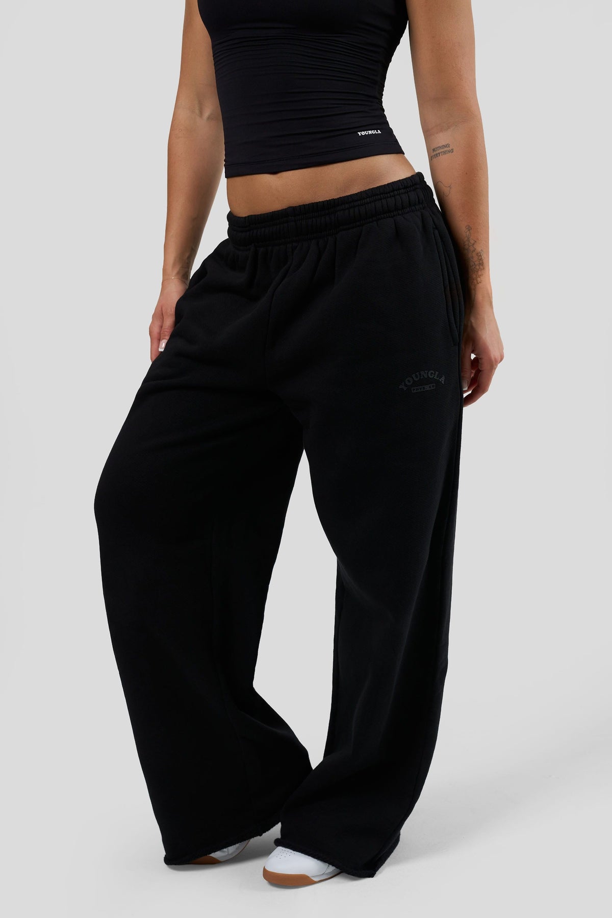 W2241 - Sweat-pant en molleton brut P.E.