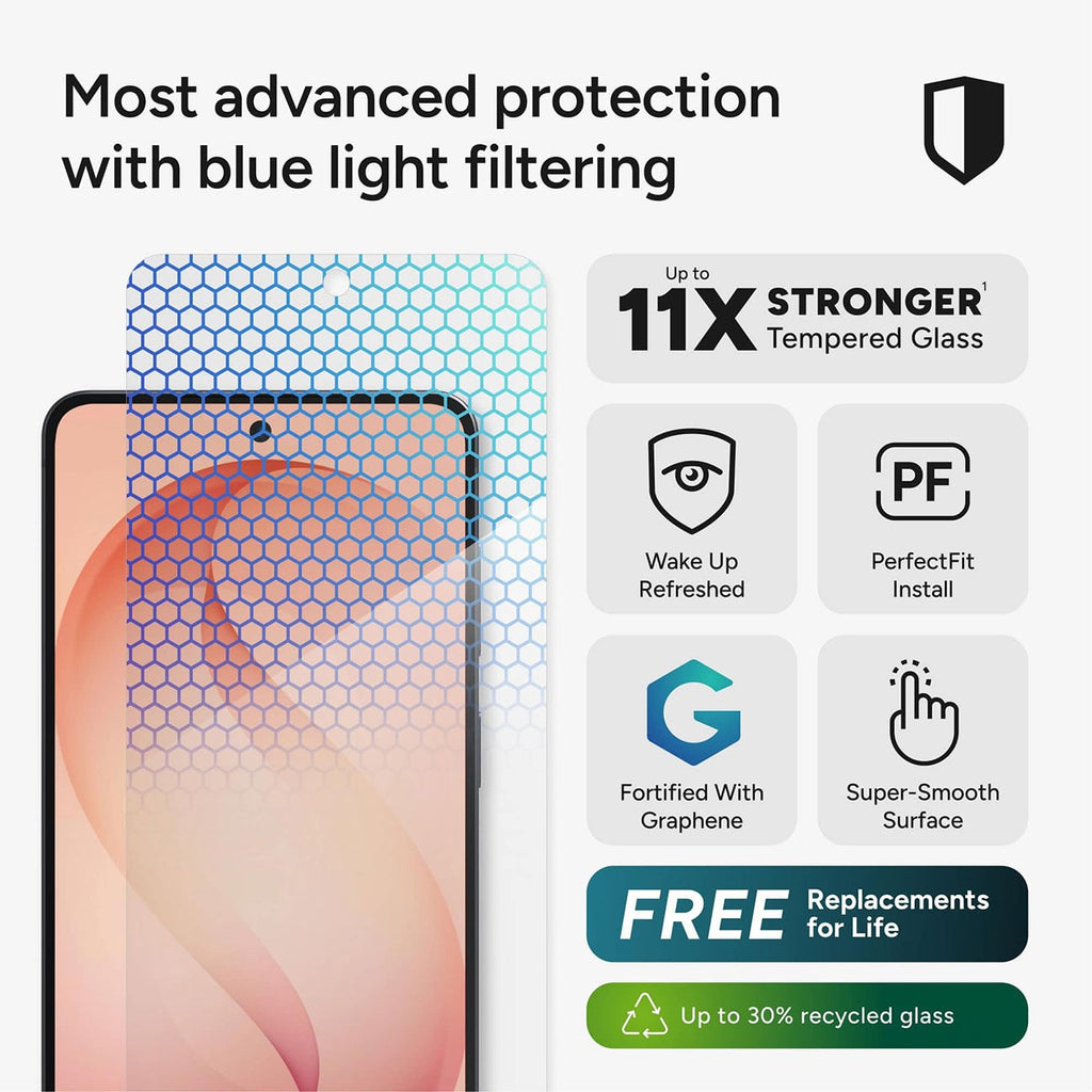Zagg Glass XTR5 Samsung Galaxy S26+ Blue Light Screen Protector - 200121086 - image 2